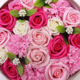 Baby Blessings Round Soap Flower Gift Box - Pink - image 5