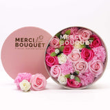 Baby Blessings Round Soap Flower Gift Box - Pink - image 4