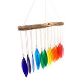 Rainbow Recycled Glass Wind Chime - Assorted - image 3