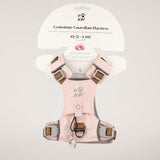PAW - XS (2-4Kg) Dog Step-in Guardian Harness with Reflective Mesh - Soft Pink - Rose Quartz Charm