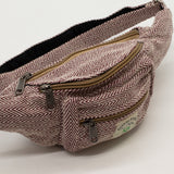 Cotton Hemp Belt Bag - Wine - image 5