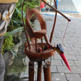 Mother & Chicks Bamboo Wind Chime - image 1