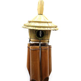 Large Round Seagrass Bird Box with Chimes 56x20cm - image 4