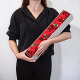 Classic Red Roses Extra-Long Soap Flower Gift Box - image 4