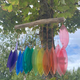 Rainbow Recycled Glass Wind Chime - Assorted - image 8