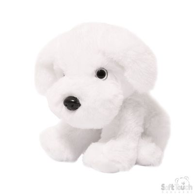 White Puppy Plush Soft Toy 15cm