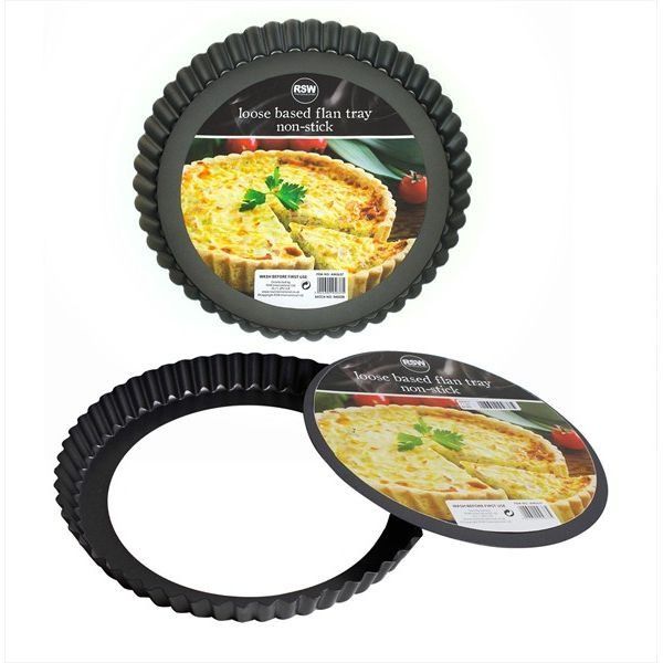 Non-Stick Loose Base Flan Tin 23cm