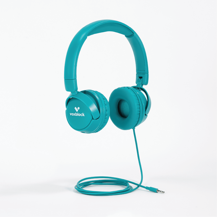 Voxblock Headphones Turquoise