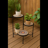 Trio Mosaic Plant Stand Set of 3 - image 2