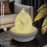 3D Porcelain Indoor Water Fountain with LED Light - image 2
